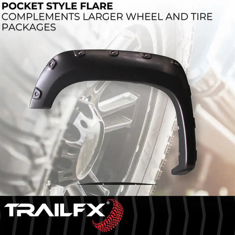 TRAILFX TFG3001S POCKET STYLE FLARE SMOOTH SET OF 4