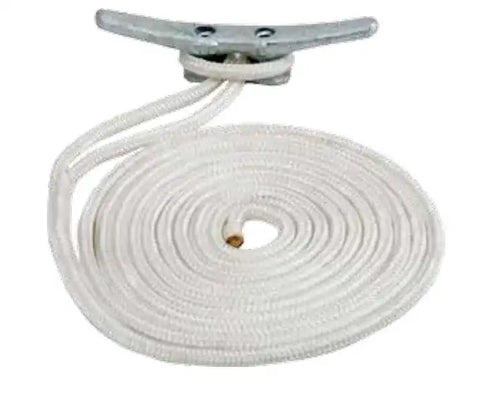 SEA DOG 302112015WH-1 DOUBLE BRAIDED NYLON DOCK LINE