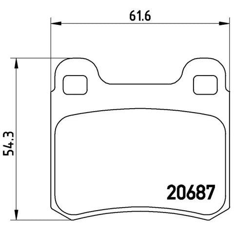 DISC BRAKE PAD SET
