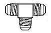 MIDLAND IND TR2-668 3/8 X 3/8 X 1/2 FLARE TEE