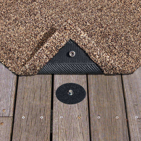SURFACEMATE PAT RUG 6 X 9 BRN TAN