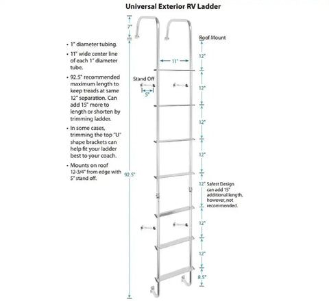 UNIV OUTDOOR RV LADDER