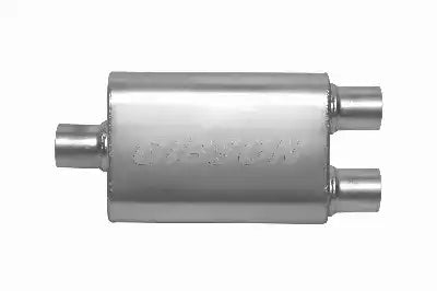 Gibson Performance Exhaust 55182S CFT Superflow Center/Dual Oval Muffler Stainless