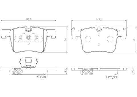 DISC BRAKE PAD SET