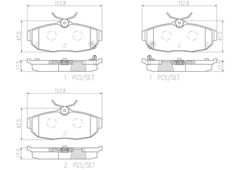 DISC BRAKE PAD SET