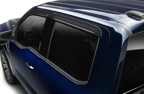 Auto Ventshade (AVS) 894112 - Ventvisor Deflector Smoke Low Profile Outside Mount 4 pc.