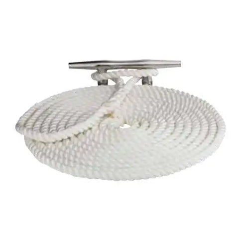 SEA DOG 301110020WH-1 TWISTED NYLON DOCK LINE 3/8' X