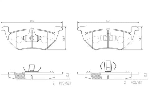 DISC BRAKE PAD SET