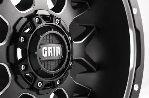 GRID WHEELS GD0220090052F0087 GD2 20X9 5X127/139 +00 MT/BLK MILLD