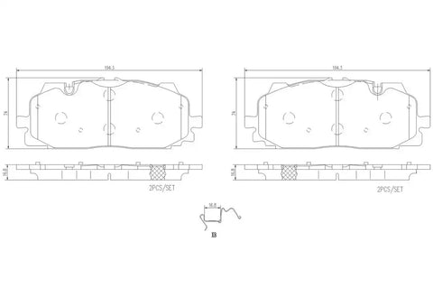 DISC BRAKE PAD SET