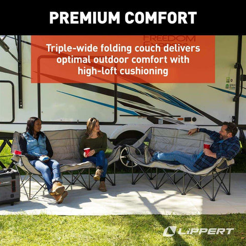 LIPPERT COMP 2022114795 LIPPERT CAMPFIRE FOLDING SOFA  SAND
