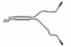 Gibson Performance Exhaust 5009 Cat-Back Dual Extreme System Aluminized