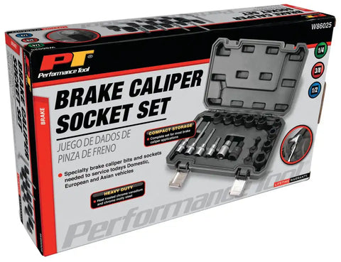 PERFORM TOOL W86025 18PC BRAKE CALIPER SOCKET SET