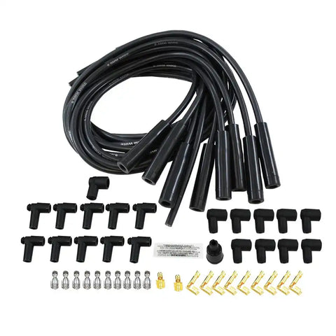 SPARK PLG WIRES UNI. FIT 8.5 BK 180