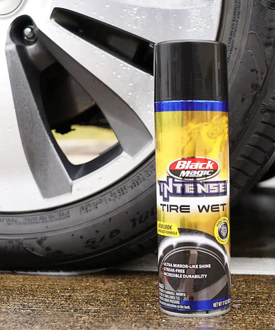 Rain-X 120079 Tire Dressing Black Magic Intense Tire Wet