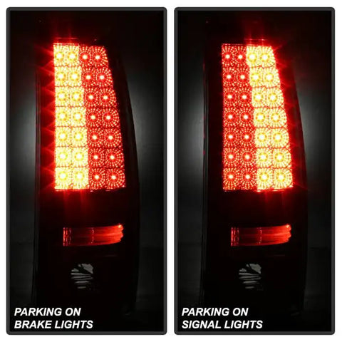 Spyder Automotive 5001764 Tail Light Assembly LED Smoke Lens Chrome Plated Housing