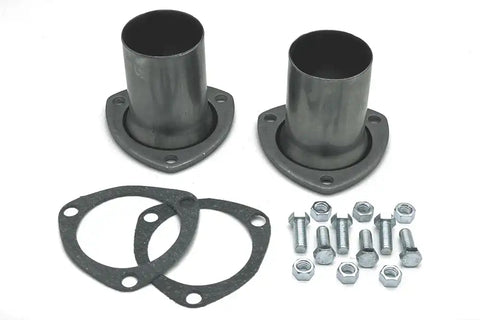 Hedman Hedders 21105 - 2-1/2 in. 3-Bolt Gasket-Style Header Reducers; 2-1/2 in. Exhaust; Mild Steel