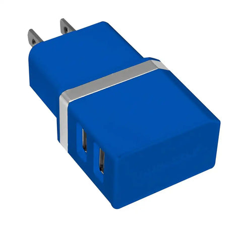 ESI CASES LE2194 DUAL USB AC CHARGER BLU