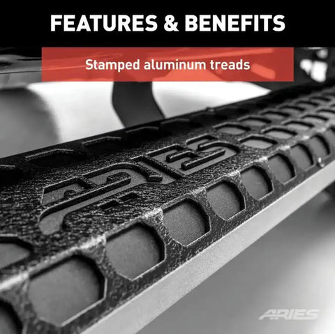ARIES 2556055 ADVANTEDGE 5-1/2' X 85' BLACK ALUMI