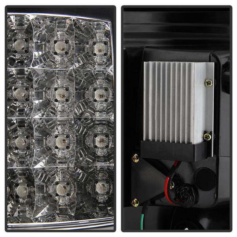 Spyder Automotive 5008374 Tail Light Assembly LED Clear Lens Black Housing Uses O