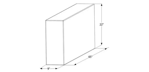 ICON 12722 FRESH WATER TANK WT2458 65X22X9