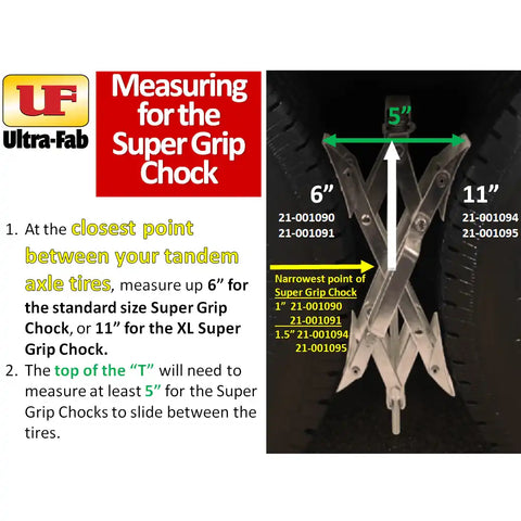 ULTRA SUPER GRIP CHOCK2/PK