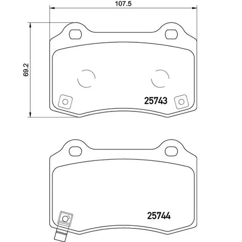 DISC BRAKE PAD SET