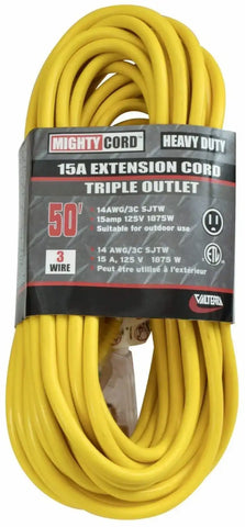VALTERRA LLC A10-5014TTE 15A 14/3 50' TRIPLE OUTLE