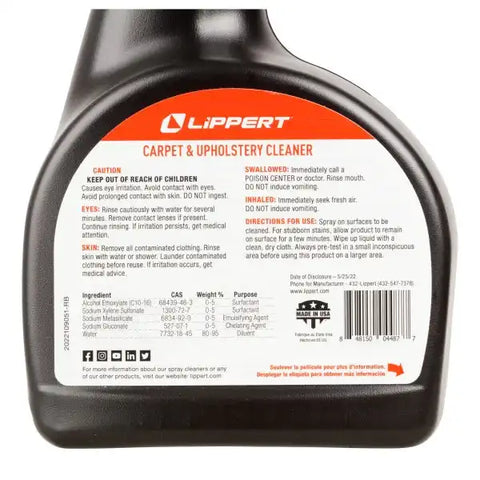 LIPP CARPET & UPHOLS CLEANER  CASE