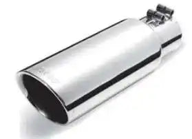 Gibson Performance Exhaust 500640 Stainless Rolled Edge Angle Tip