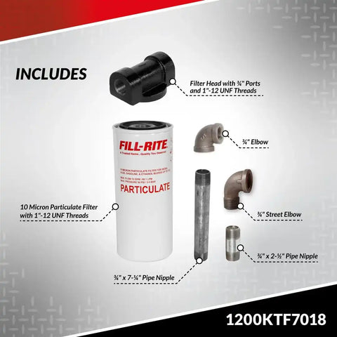 Fill-Rite 1200KTF7018 Liquid Transfer Tank Pump Filter