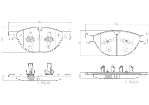 DISC BRAKE PAD SET