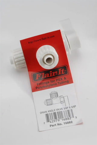 ELKHART SUPP 16882 1PC 3/8 X 3/8 DRAIN VALVE