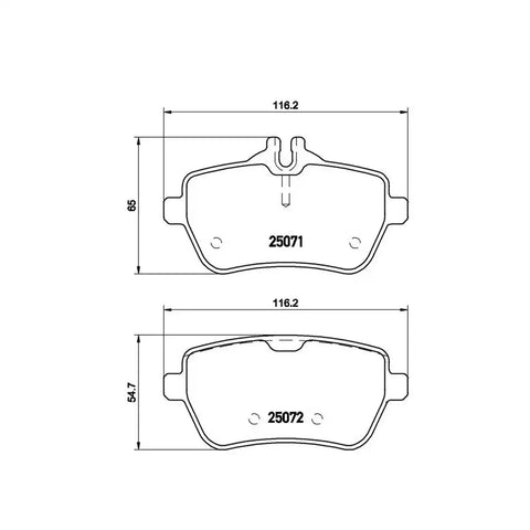 BREMBO P50103 DISC BRAKE PAD SET