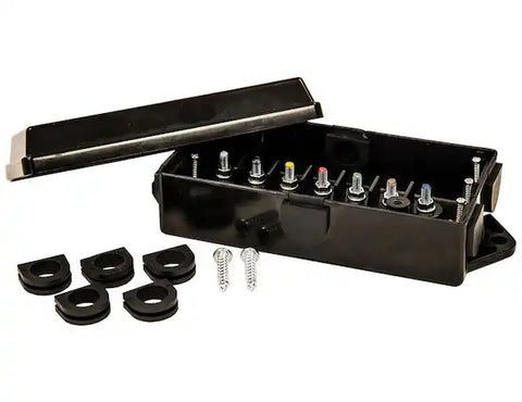 BUYERS PROD 5601101 BOX JUNCTION ELECTRICAL PLASTIC W/7
