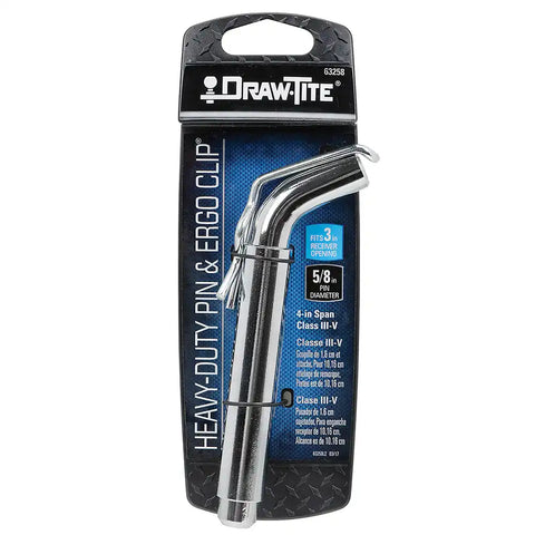 DRAW TITE 63258 RECEIVER PIN & CLIP 5/8' FOR 3' SQ