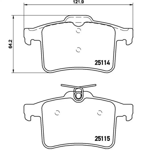 DISC BRAKE PAD SET