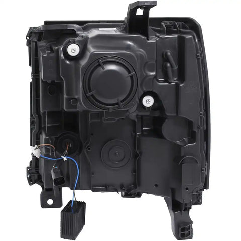 ANZO USA 111373 Headlight Assembly Bulb Not Included Projector Beam With LED Daytim