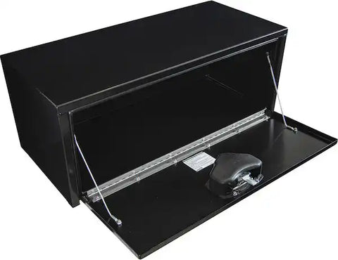 Buyers Products 1703305 Tool Box Underbody 1 Recessed Drop Door Smooth Gloss Bla