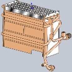 LIPPERT COMP 2GWH-29 HEAT EXCHANGER 2GWH-29