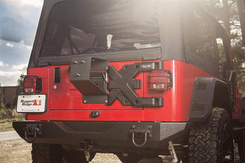 Rugged Ridge 11546.61 - Spartacus Heavy Duty Tire Carrier Hinge Casting 97-06 Wrangler TJ
