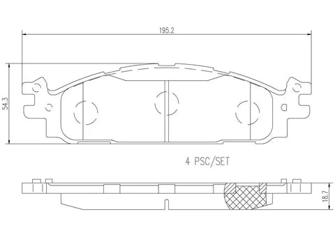 DISC BRAKE PAD SET