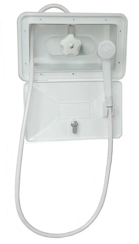 SHWR BOX W/SNGL LVR WH SHWR VALVE