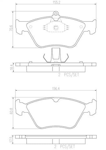 DISC BRAKE PAD SET