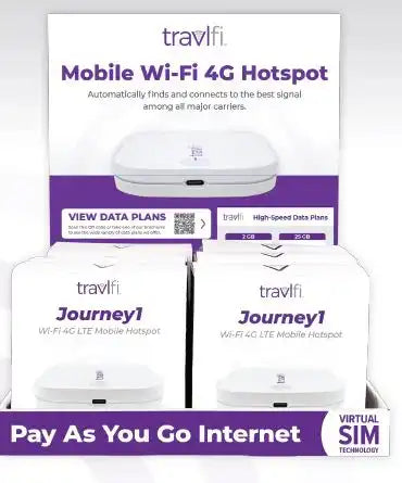 TRAVLFI JOURNEY1 HOTSPOT W/ VSIM TE