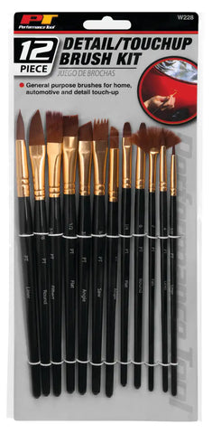 PERFORM TOOL W228 12PC TOUCHUP BRUSH KIT