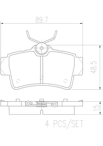 DISC BRAKE PAD SET