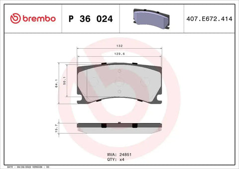 DISC BRAKE PAD SET