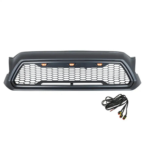 Paramount Automotive 41-0201MB - Matte Black ABS LED Impulse Mesh Grille