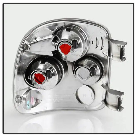 Spyder Automotive 5002105 Tail Light Assembly Uses OE Bulbs Euro Clear Lens Black